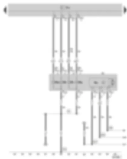 Wiring Diagram  SKODA OCTAVIA II 2013 - Left headlight