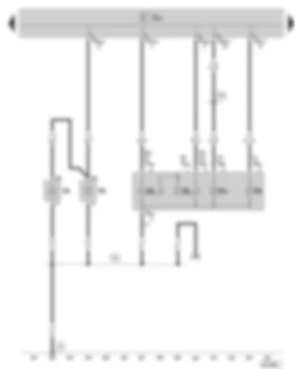 Wiring Diagram  SKODA OCTAVIA II 2012 - Left tail light (valid for tailgate vehicles)