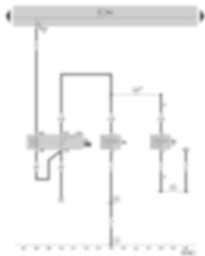 Wiring Diagram  SKODA OCTAVIA II 2013 - Horn - horn relay