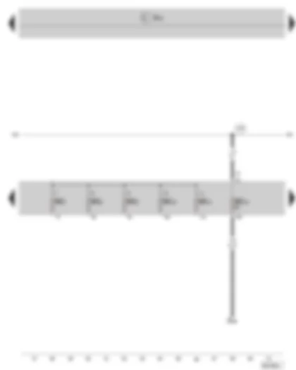 Wiring Diagram  SKODA OCTAVIA II 2011 - Fuse holder