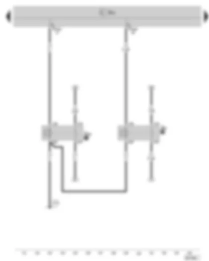 Wiring Diagram  SKODA OCTAVIA II 2011 - Terminal 15 voltage supply relay - X contact relief relay