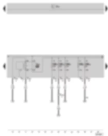 Wiring Diagram  SKODA OCTAVIA II 2012 - Current supply relay for Simos - E box