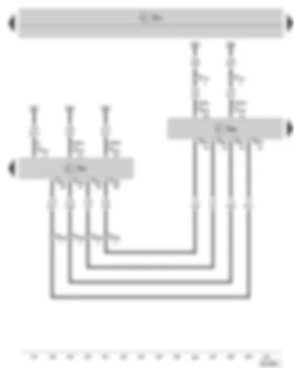 Wiring Diagram  SKODA OCTAVIA II 2013 - Simos control unit - gas mode control unit