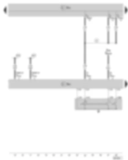 Wiring Diagram  SKODA OCTAVIA II 2011 - Steering column electronics control unit - ignition starter switch