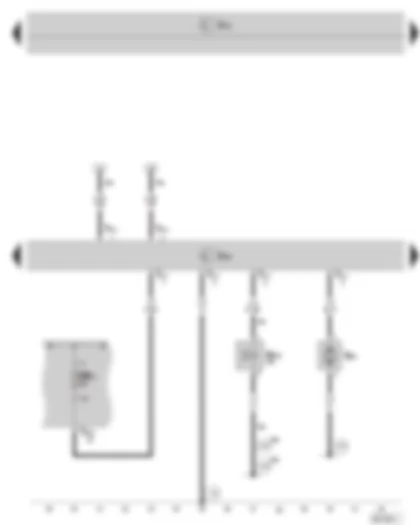 Wiring Diagram  SKODA OCTAVIA II 2012 - Additional heater control unit - heater coolant shut-off valve - metering pump - E-Box