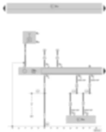 Wiring Diagram  SKODA OCTAVIA II 2011 - Radio - aerial - data bus diagnostic interface