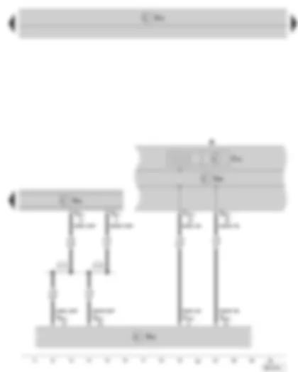 Wiring Diagram  SKODA OCTAVIA II 2011 - Radio navigation system control unit - data bus diagnostic interface - dash panel insert
