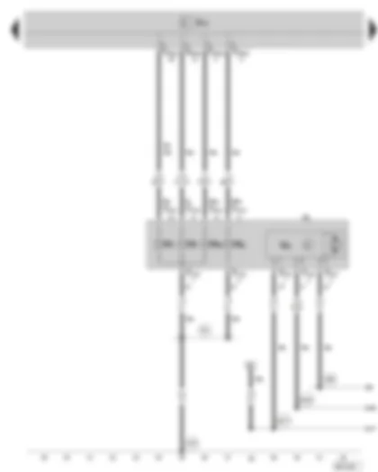 Wiring Diagram  SKODA OCTAVIA II 2012 - Left headlight