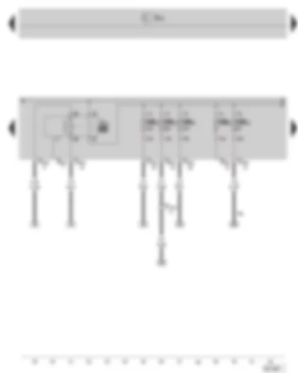 Wiring Diagram  SKODA OCTAVIA II 2012 - Motronic current supply relay - E box