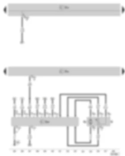Wiring Diagram  SKODA OCTAVIA II 2012 - Motronic control unit - fuel pump control unit - fuel gauge sender - fuel pump