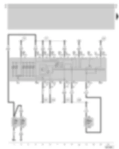 Wiring Diagram  SKODA OCTAVIA 1998 - Light switch - fuse holder
