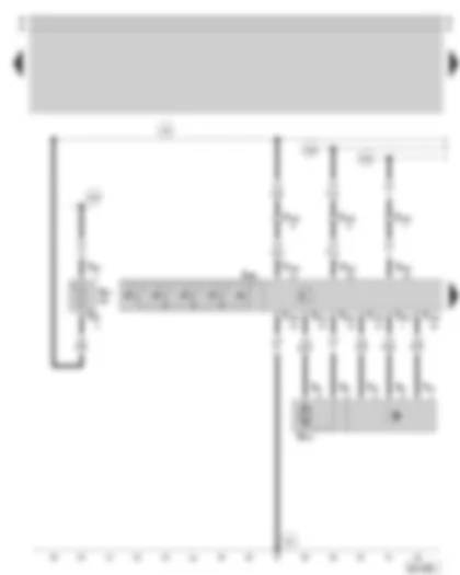 Wiring Diagram  SKODA OCTAVIA 1997 - Window regulator for driver door