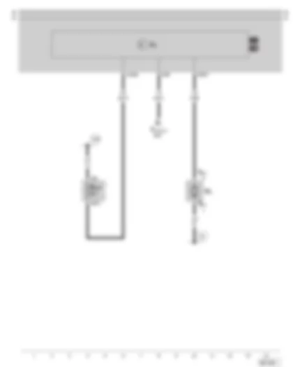 Wiring Diagram  SKODA OCTAVIA 1998 - Headlight washer system