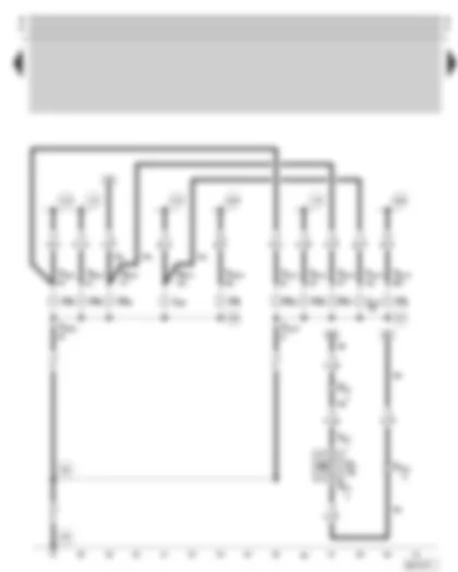 Wiring Diagram  SKODA OCTAVIA 1998 - Brake light - turn signal - reversing light - rear fog lights - tail light - reversing light switch