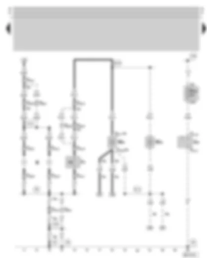 Wiring Diagram  SKODA OCTAVIA 1998 - Number plate lights - luggage compartment light - socket in luggage compartment