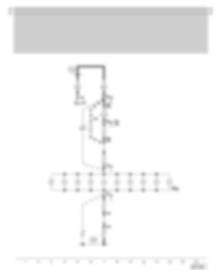 Wiring Diagram  SKODA OCTAVIA 1998 - High level brake light
