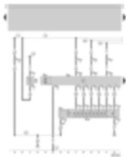 Wiring Diagram  SKODA OCTAVIA 1998 - Window regulator for driver door