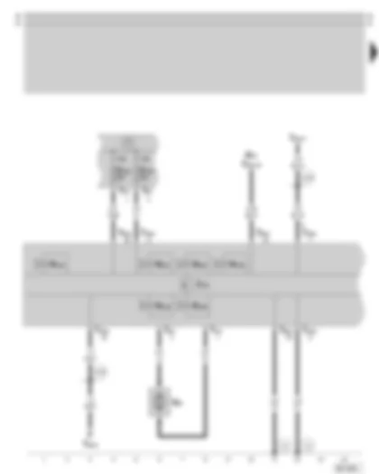 Wiring Diagram  SKODA OCTAVIA 1999 - ABS control unit - fuse holder on the battery