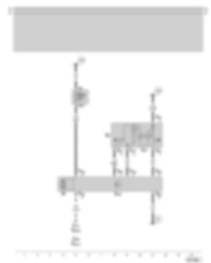 Wiring Diagram  SKODA OCTAVIA 1999 - Electrical sliding roof