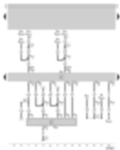 Wiring Diagram  SKODA OCTAVIA 1999 - Automatic gearbox