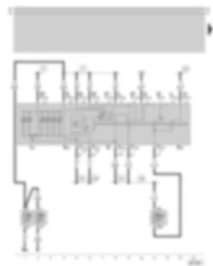 Wiring Diagram  SKODA OCTAVIA 1999 - Light switch - fuse holder