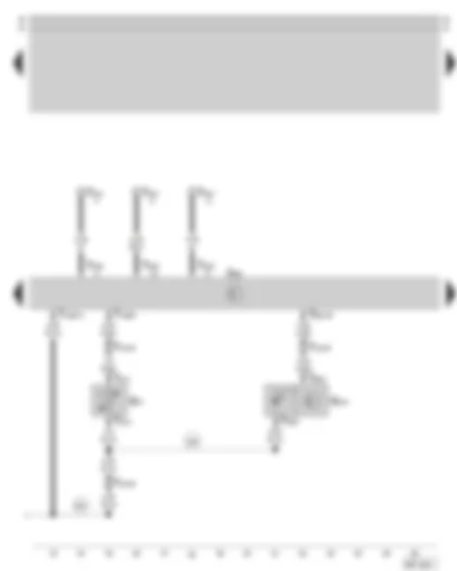 Wiring Diagram  SKODA OCTAVIA 1999 - Climatronic control unit - ambient temperature sensor - sunlight penetration photosensor