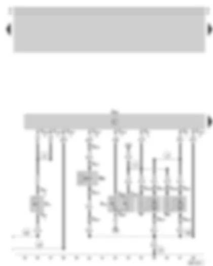 Wiring Diagram  SKODA OCTAVIA 1999 - Radiator fan control unit - coolant temperature control switch - radiator fan thermal switch - radiator fan - air conditioning system magnetic coupling
