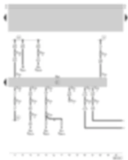 Wiring Diagram  SKODA OCTAVIA 1999 - Climatronic control unit