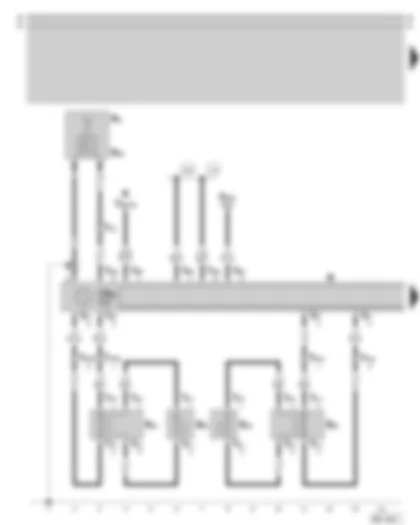Wiring Diagram  SKODA OCTAVIA 1997 - Radio - speakers - aerial