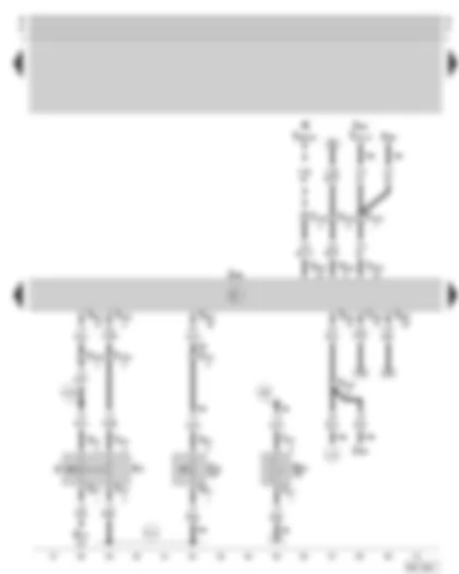 Wiring Diagram  SKODA OCTAVIA 1999 - Diesel direct injection system control unit - brake pedal switch - clutch pedal switch