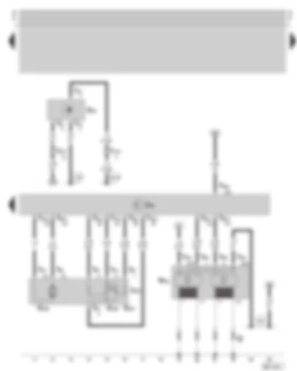 Wiring Diagram  SKODA OCTAVIA 1999 - Simos control unit - throttle valve control unit - speedometer sender - ignition system