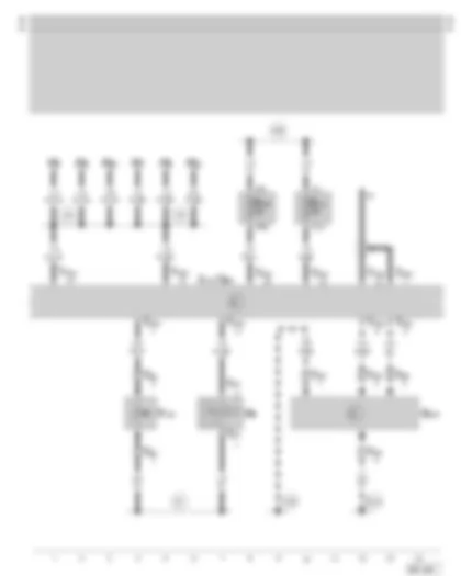 Wiring Diagram  SKODA OCTAVIA 1998 - Anti-theft alarm system