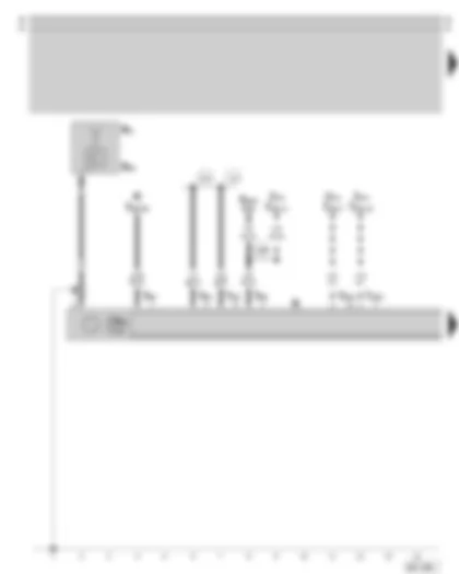Wiring Diagram  SKODA OCTAVIA 1999 - Radio - aerial