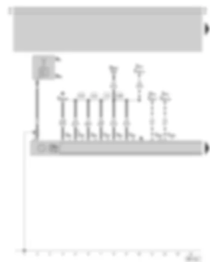 Wiring Diagram  SKODA OCTAVIA 1999 - Radio - aerial
