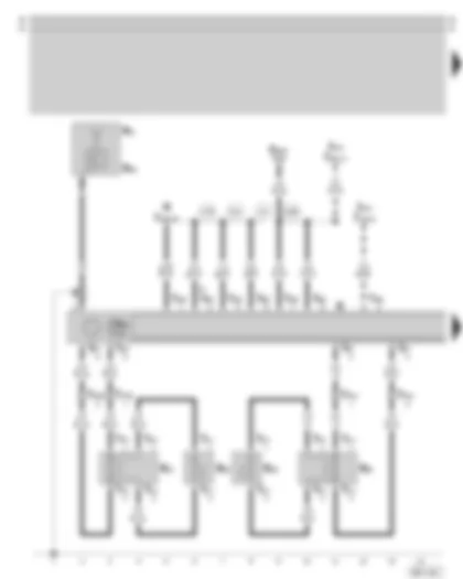 Wiring Diagram  SKODA OCTAVIA 1999 - Radio - speakers - aerial