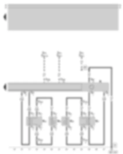 Wiring Diagram  SKODA OCTAVIA 1999 - Radio - loudspeaker