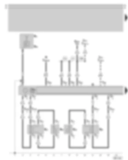 Wiring Diagram  SKODA OCTAVIA 1999 - Radio - speakers - aerial