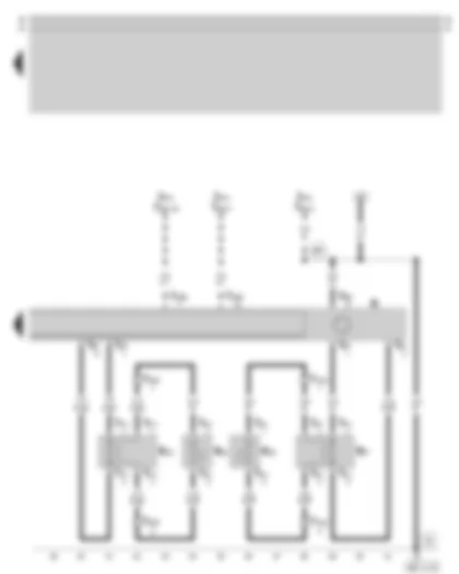 Wiring Diagram  SKODA OCTAVIA 1999 - Radio - loudspeaker