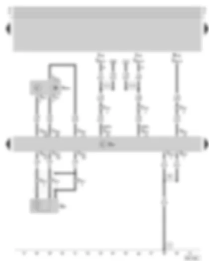Wiring Diagram  SKODA OCTAVIA 1999 - Simos control unit - camshaft position sender - knock sensor