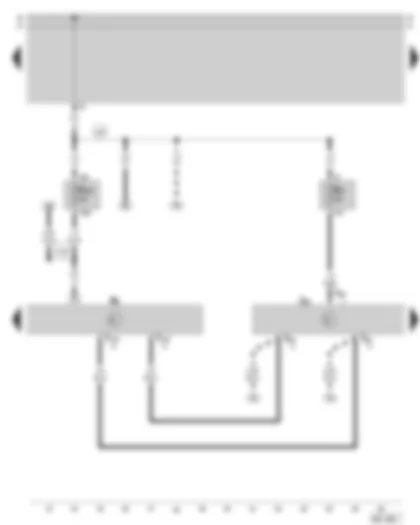 Wiring Diagram  SKODA OCTAVIA 2002 - Two-way radio - alarm system I control unit (audible alarm)