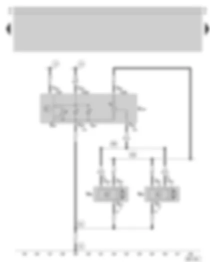 Wiring Diagram  SKODA OCTAVIA 2003 - Illumination regulator - switches and instruments - headlight range control - headlight range control adjuster