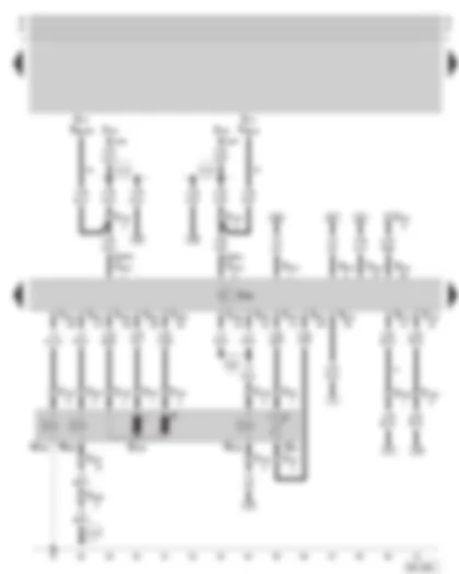 Wiring Diagram  SKODA OCTAVIA 2003 - Diesel direct injection system control unit - modulating piston movement sender