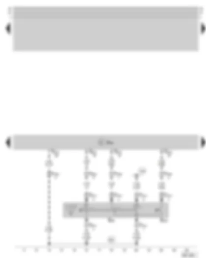 Wiring Diagram  SKODA OCTAVIA 2004 - Motronic control unit - CCS switch