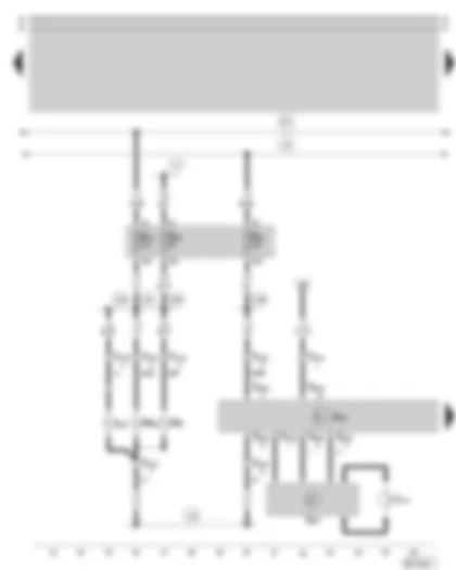 Wiring Diagram  SKODA OCTAVIA 2002 - Right gas discharge lamp - fuse holder