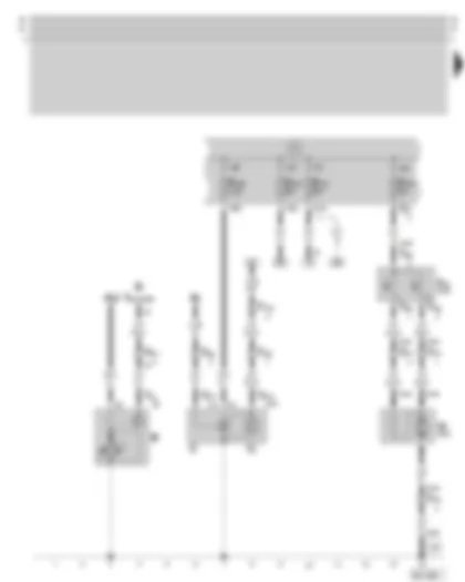 Wiring Diagram  SKODA OCTAVIA 2002 - Starter - alternator - radiator fan - fuse holder on the battery