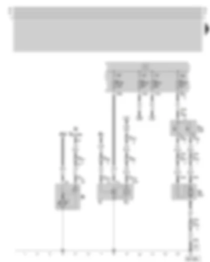 Wiring Diagram  SKODA OCTAVIA 2002 - Starter - alternator - radiator fan - fuse holder on the battery