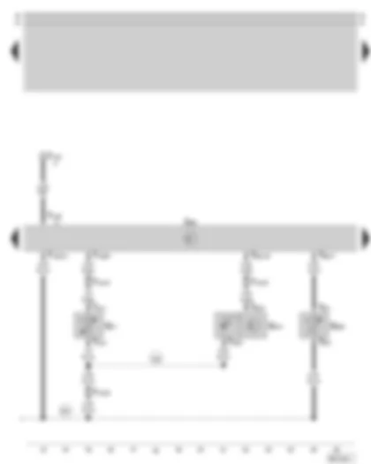 Wiring Diagram  SKODA OCTAVIA 2002 - Climatronic control unit - ambient temperature sensor - sunlight penetration photosensor - evaporator out-flow temperature sender