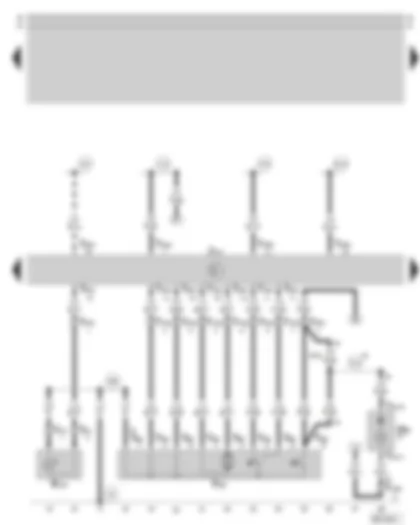 Wiring Diagram  SKODA OCTAVIA 2002 - Central locking