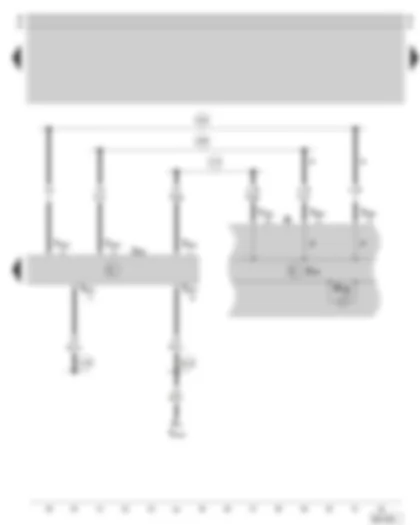 Wiring Diagram  SKODA OCTAVIA 2004 - Convenience electric central control unit - dash panel insert