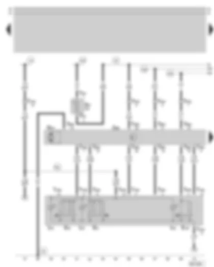 Wiring Diagram  SKODA OCTAVIA 2003 - Window regulator for driver door